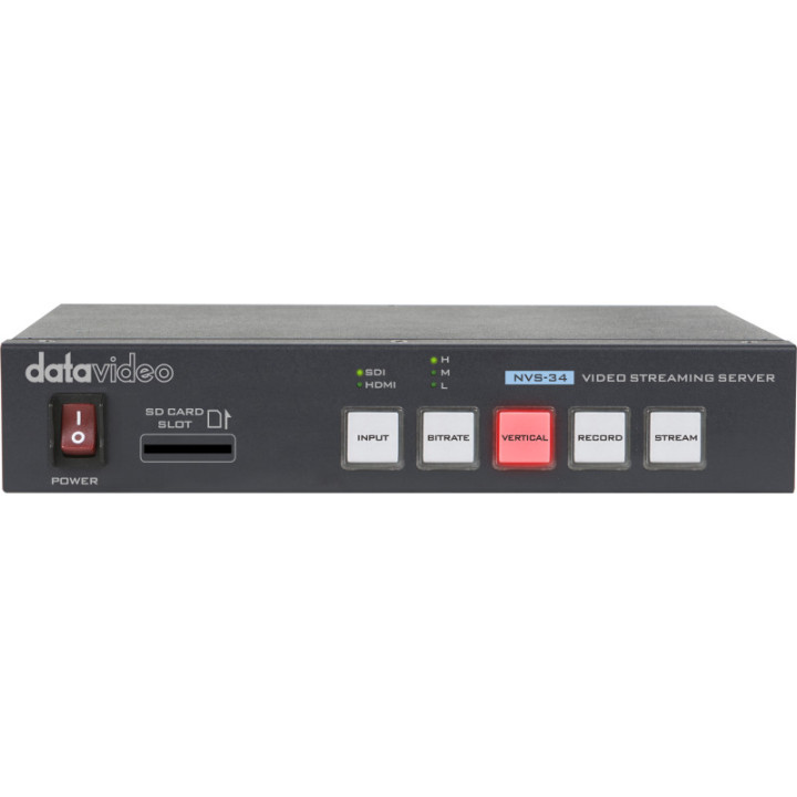 Datavideo 2510-8216 - NVS-34 - H.264 Dual Streaming Encoder with Vertical ModeHD