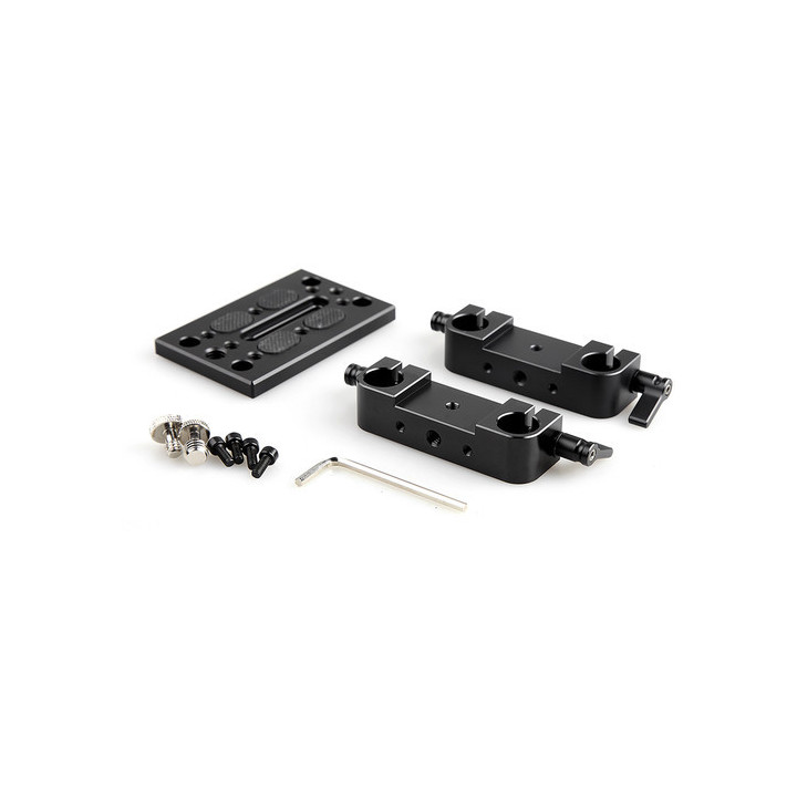 SmallRig 1775 - Mounting Plate with 15mm Rod Clamps