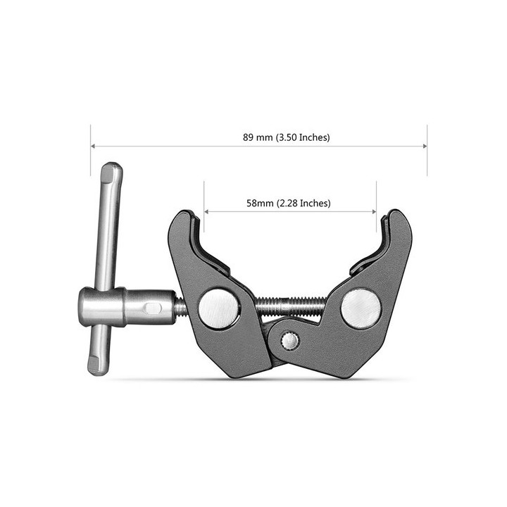 SmallRig 2058 - Super Clamp with 1/4" and 3/8" Thread (2pcs Pack)