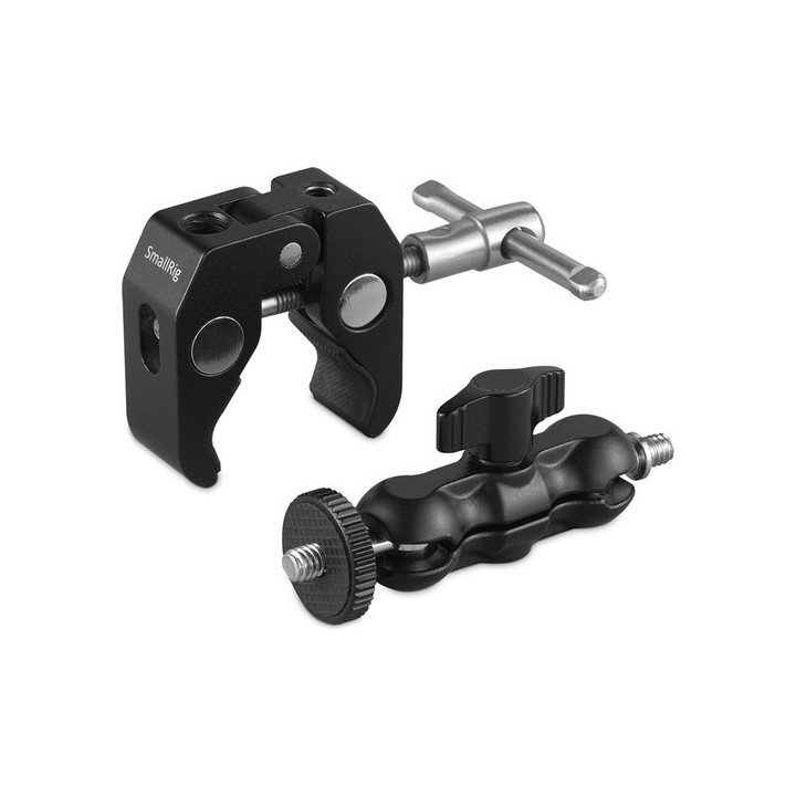 SmallRig 2164 - Multi-Functional Crab-Shaped Clamp with Ballhead Magic Arm