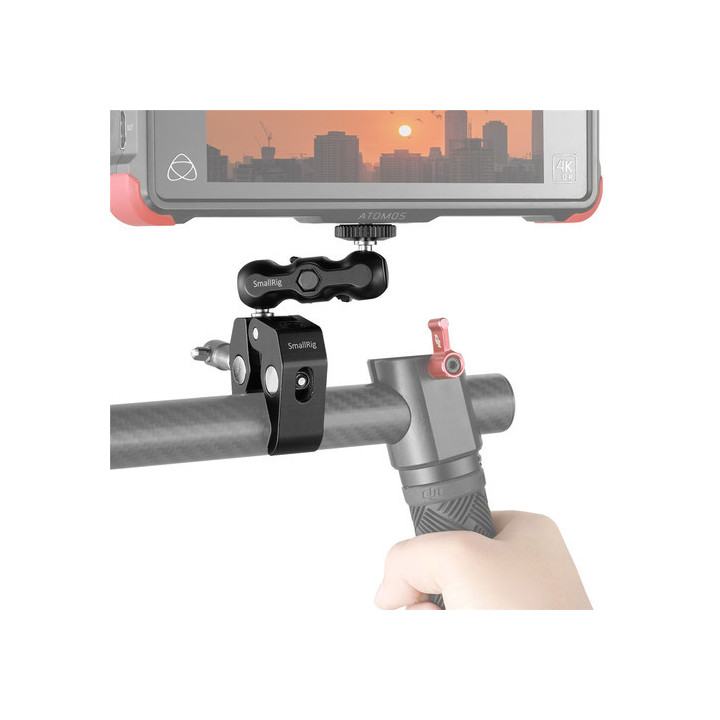 SmallRig 2164 - Multi-Functional Crab-Shaped Clamp with Ballhead Magic Arm