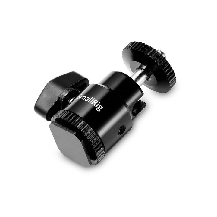 SmallRig 761 - New 1/4" Camera Hot shoe mount w/ additional 1/4" screw