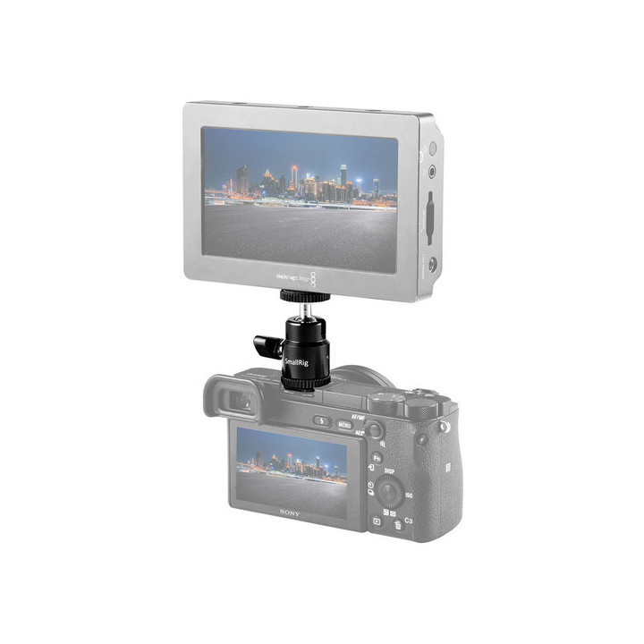 SmallRig 761 - New 1/4" Camera Hot shoe mount w/ additional 1/4" screw