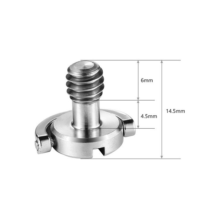 SmallRig 838 - Quick release Camera Fixing screw 1/4 inch
