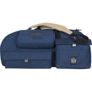 Portabrace CO-AB-M+ - Carry-On Camera Case Plus Edition, Shoulder Mount Cameras, Blue