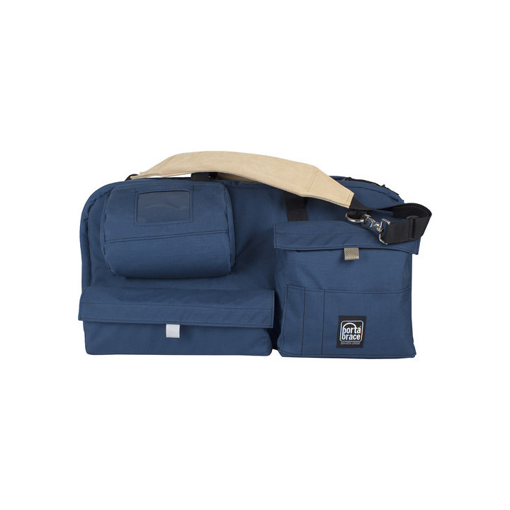 Portabrace CO-OB+ - Carry-On Camera Case  Plus Edition, Shoulder Mount Cameras, Blue