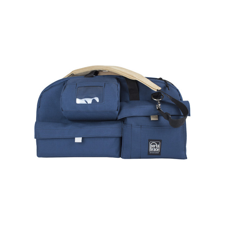 Portabrace CO-PC+ - Carry-On Camera Case Plus Edition, Shoulder Mount Cameras, Blue