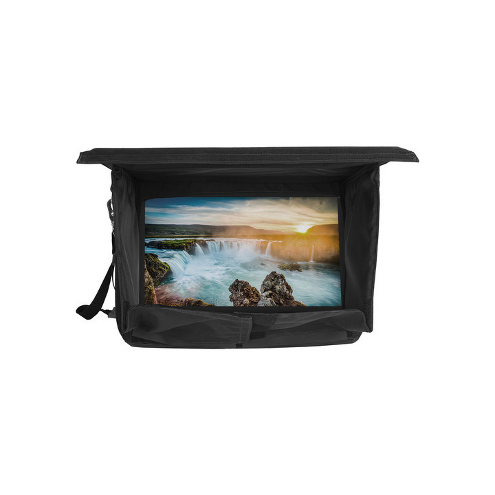 Portabrace MO-1703 - Custom-Fit Carrying Case and Field Visor for Small HD 1703