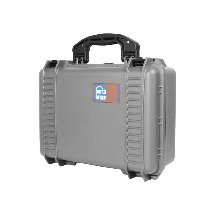 Portabrace PB-2400EP - Hard Case, Airtight, Small, Platinum