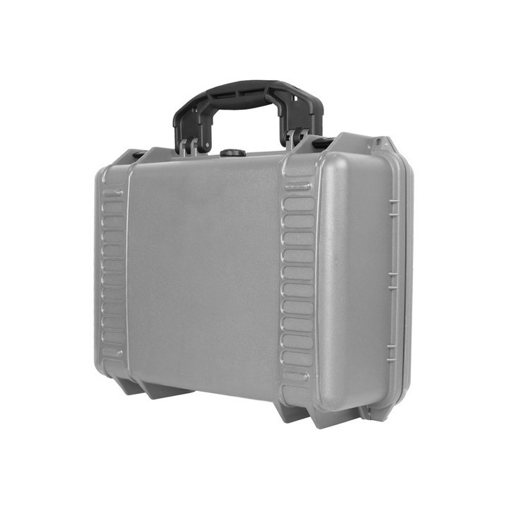 Portabrace PB-2400FP - Hard Case, Foam Interior, Airtight, Small, Platinum