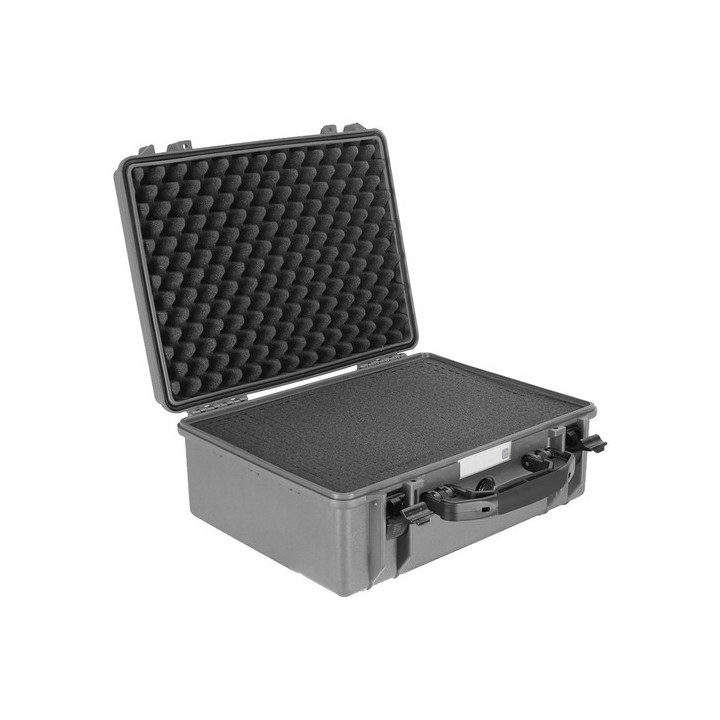 Portabrace PB-2500FP - Hard Case, Foam Interior, Airtight, Medium, Platinum