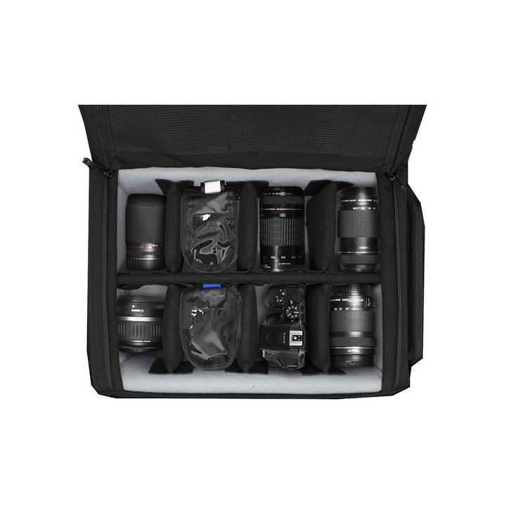 Portabrace PB-25LENS - Carrying case for DSLR Camera, multiple lenses and accessories