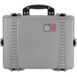 Portabrace PB-2600FP - Hard Case, Foam Interior, Airtight, Medium, Platinum