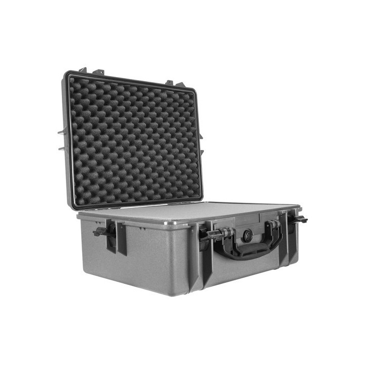 Portabrace PB-2600FP - Hard Case, Foam Interior, Airtight, Medium, Platinum