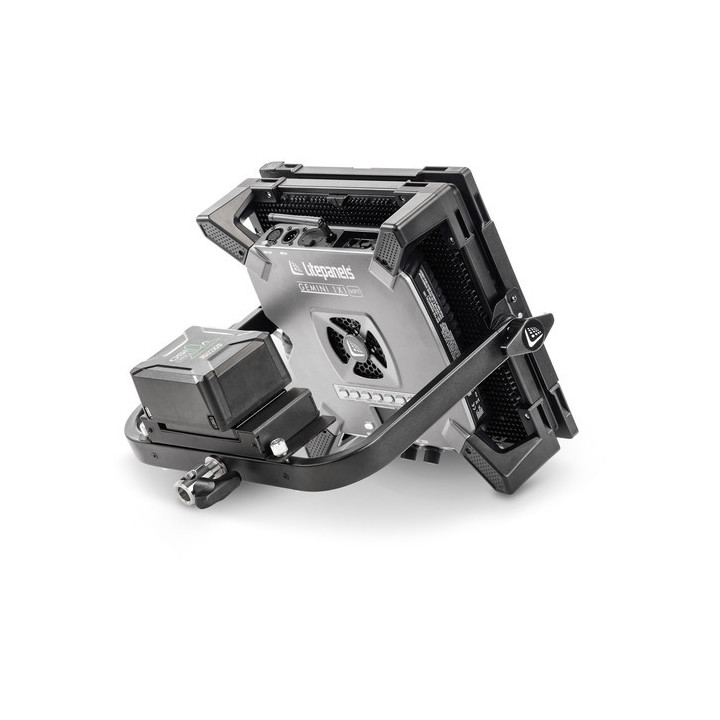 Litepanels 945-1111 - Gemini 1x1 Soft Panel, EU Power Cable, Pole Operated