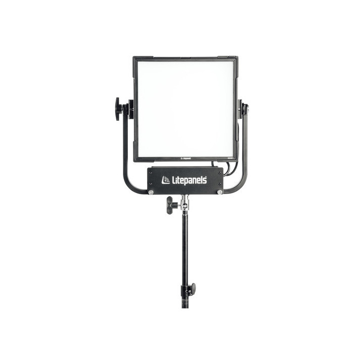 Litepanels 945-1111 - Gemini 1x1 Soft Panel, EU Power Cable, Pole Operated
