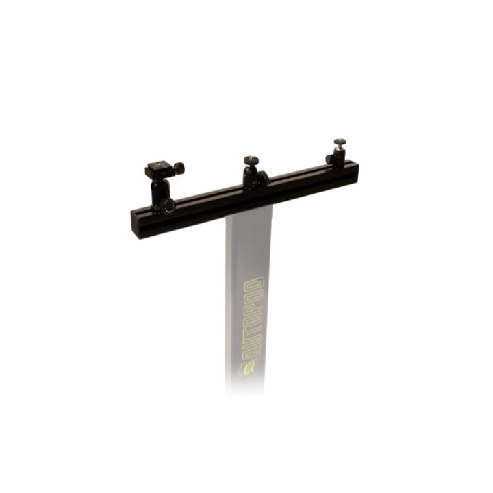 Panasonic PLC-TBAR-K - Panapod "T" Bar with 3 Camera Mounts_Black