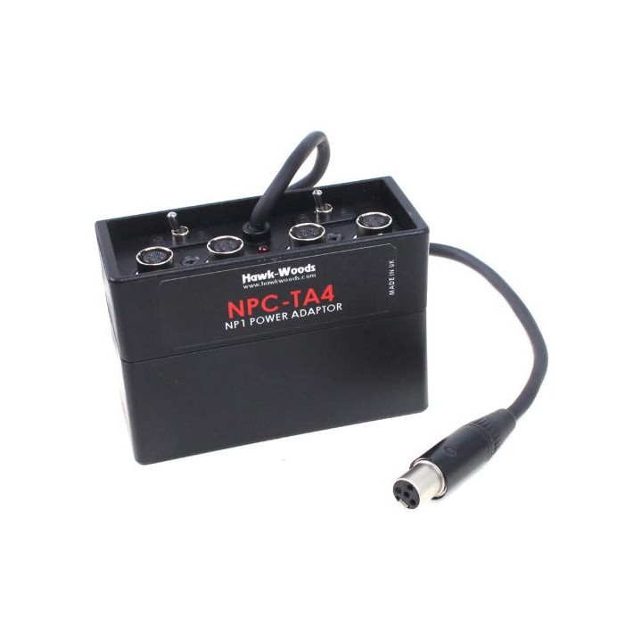 Hawkwoods NPC-TA4 - NP1 Adaptor - TA4 connector - 4 Outputs Switched