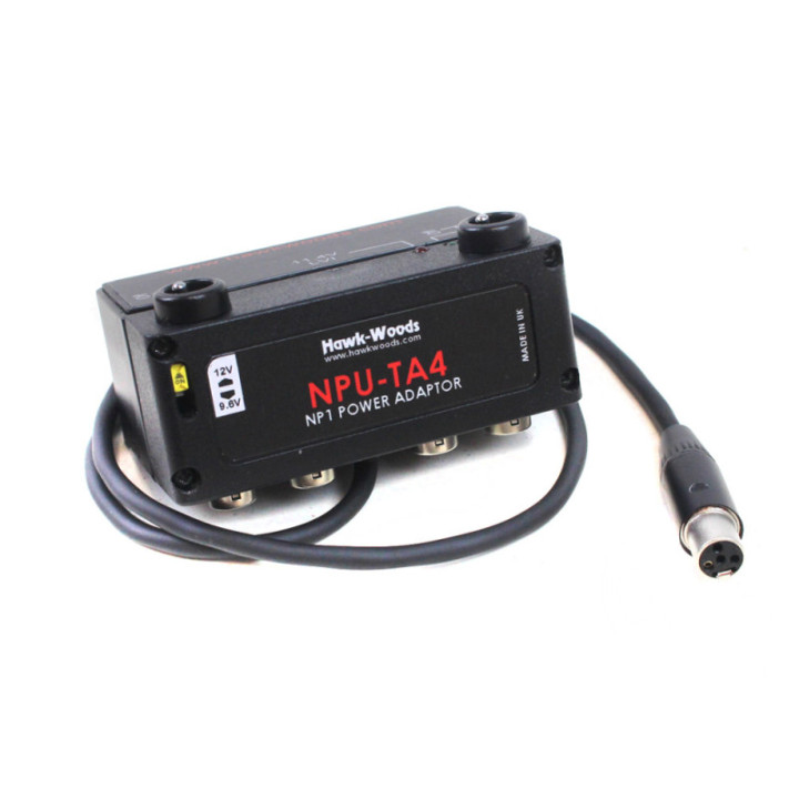Hawkwoods NPU-TA4 - NP1 Adaptor - TA4 connector -  4 Outputs Switched 9-12V