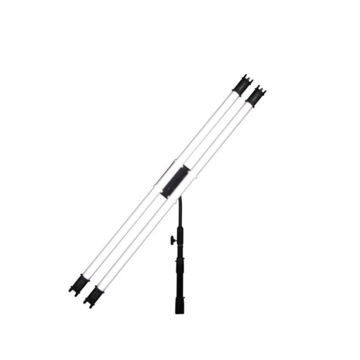 Nanlite HD-T12-2-BHG - T12 holder for 2 tubes Ball Head Yoke with  Gooseneck