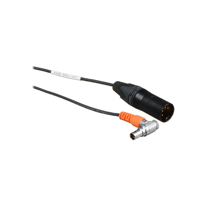 Teradek 11-1382  - Latitude Power Cable 4-pin XLR (40cm, r/a to straight)