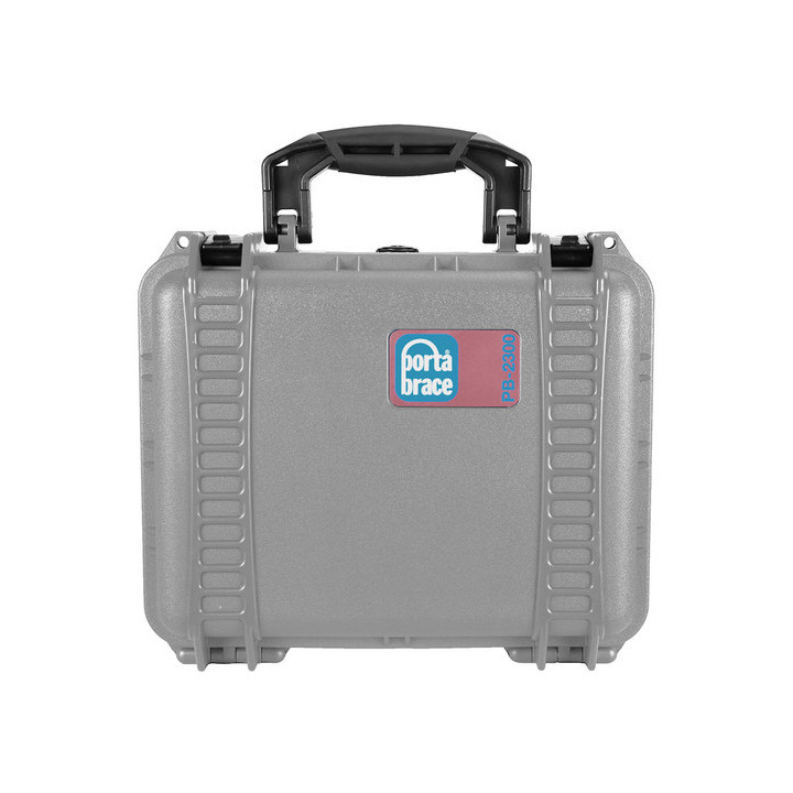 Portabrace PB-2300EP - Hard Case, Foam Interior, Airtight, Extra-Small, Platinum