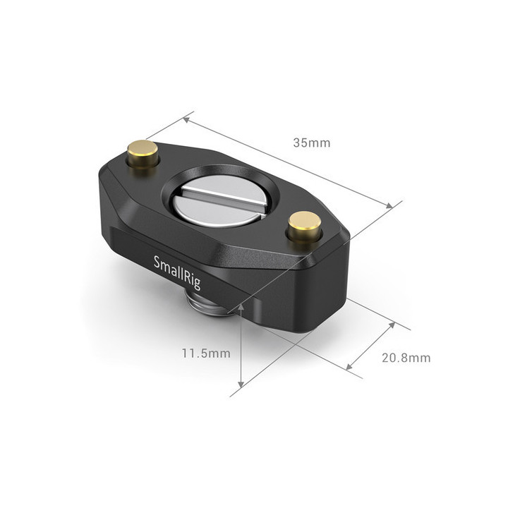 SmallRig BUN2501B - NATO Rail with ARRI Locating Screw 35mm