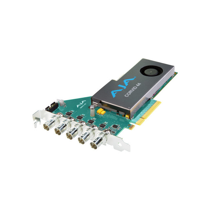 AJA CRV44-BNC-R0 - Full size BNC connectors, standard height PCIe bracket only