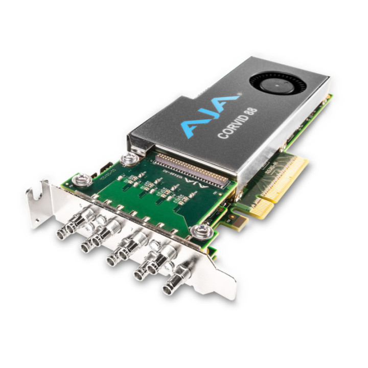 AJA CRV88-9-S-NC1 - PCIe 2.0 8-Channel I/O, raster independent channels