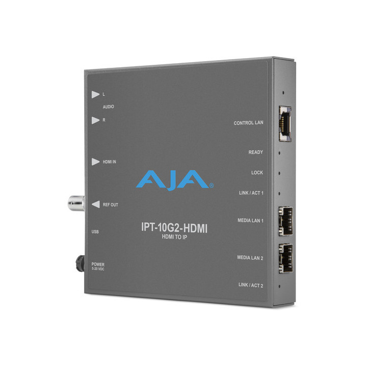 AJA IPT-10G2-HDMI - HDMI to SMPTE ST 2110 Video and Audio IP Encoder