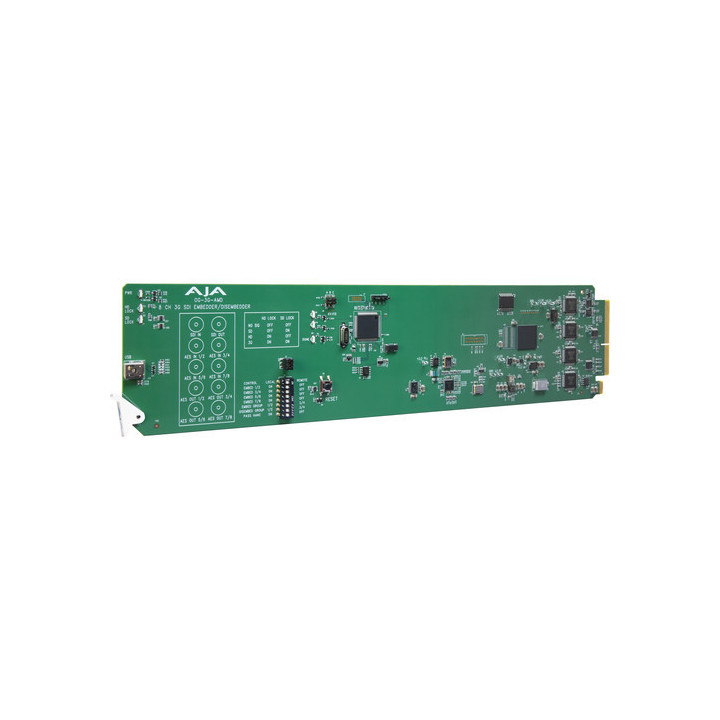 AJA OG-3G-AMD - 3G-SDI 8-Channel 24-bit AES Embedder/Disembedder