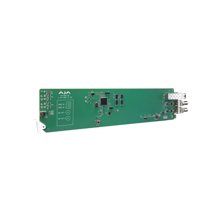 AJA OG-FIDO-2R-MM - 2-Channel Multi-Mode LC Fiber to 3G-SDI Receiver