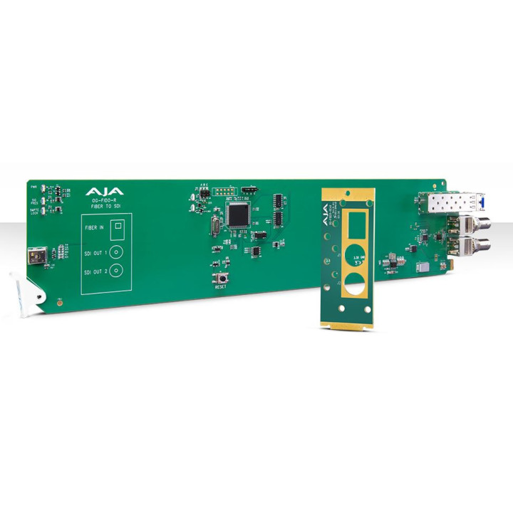 AJA OG-FIDO-R - 1-Channel Single Mode LC Fiber to 3G-SDI Receiver