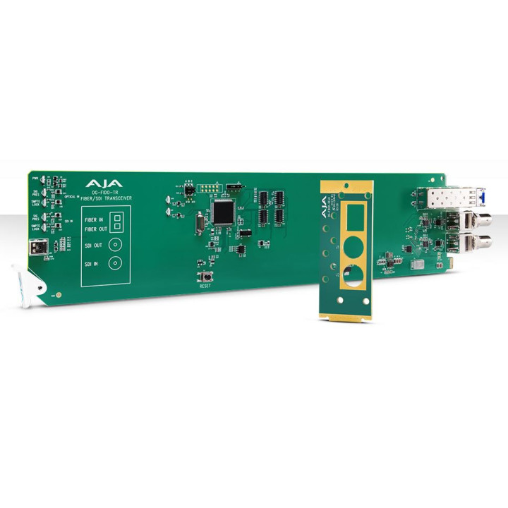 AJA OG-FIDO-TR - 1-Channel 3G-SDI/LC Single Mode LC Fiber Transceiver