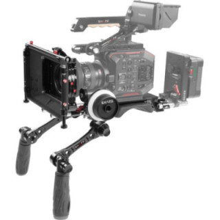 Shape BP25 - Compact REVOLT shoulder baseplate (BP20) with follow focus, HAND15 shadow and matte box kit