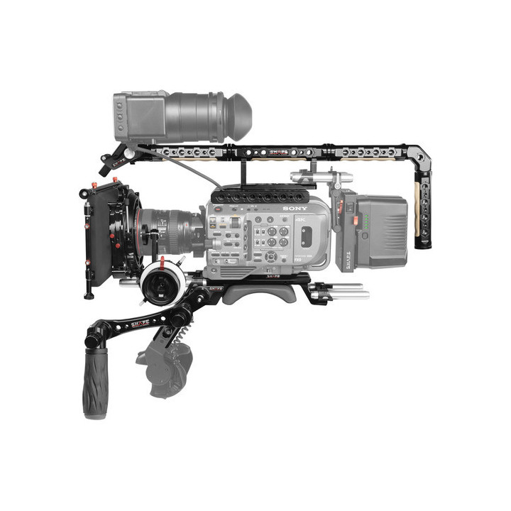Shape FX9KIT - Sony FX9 baseplate, cage, top handle, long VF, 4x5.6 matte box, follow focus pro