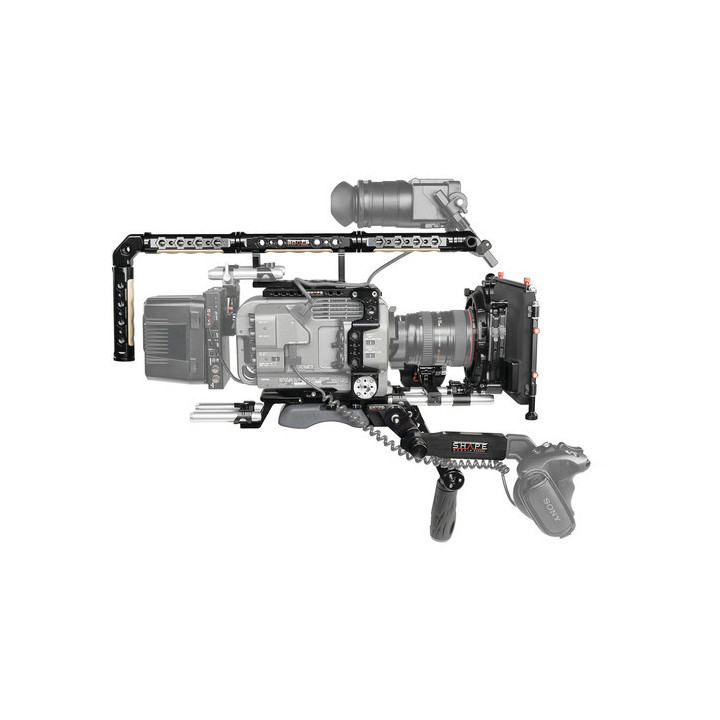 Shape FX9KIT - Sony FX9 baseplate, cage, top handle, long VF, 4x5.6 matte box, follow focus pro