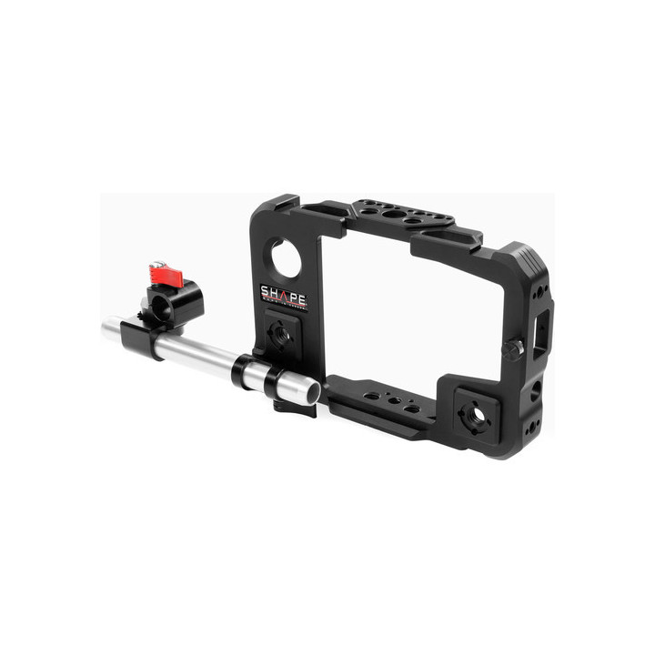 Shape OBIROD - Cage for Atomos Shinobi monitor with 15 mm LWS swivel rod clamp