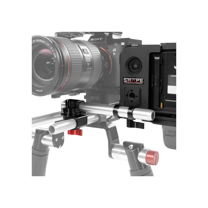 Shape OBIROD - Cage for Atomos Shinobi monitor with 15 mm LWS swivel rod clamp