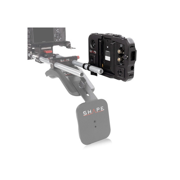 Shape OBIROD - Cage for Atomos Shinobi monitor with 15 mm LWS swivel rod clamp