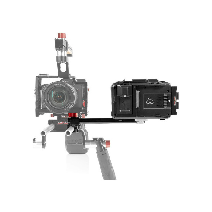 Shape OMB15 - Offset monitor swivel rod mount 15 mm  LW