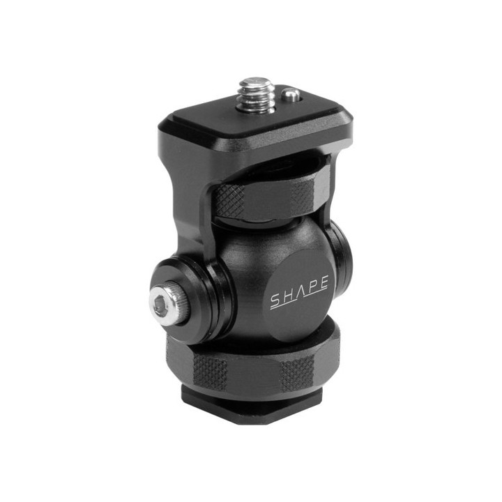 Shape STMC - Friction swivel and tilt monitor light, microphone mount cold shoe base
