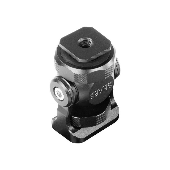 Shape STMC - Friction swivel and tilt monitor light, microphone mount cold shoe base