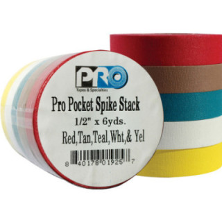 ProTapes Pro Pocket Spike Stack Bright -  Bright Color Spike Tape Stack