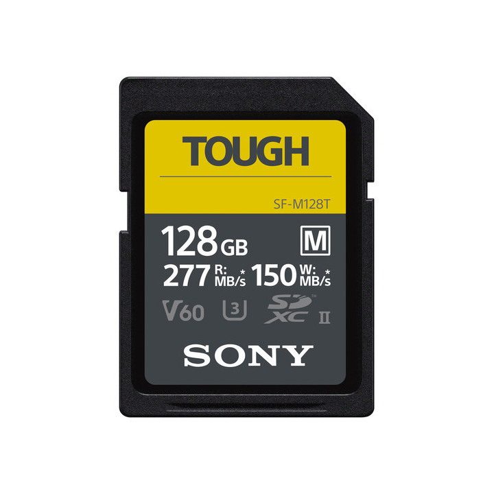 Sony SFM128T.SYM - SF-M Tough SDXC 128GB UHS-II 277MBs