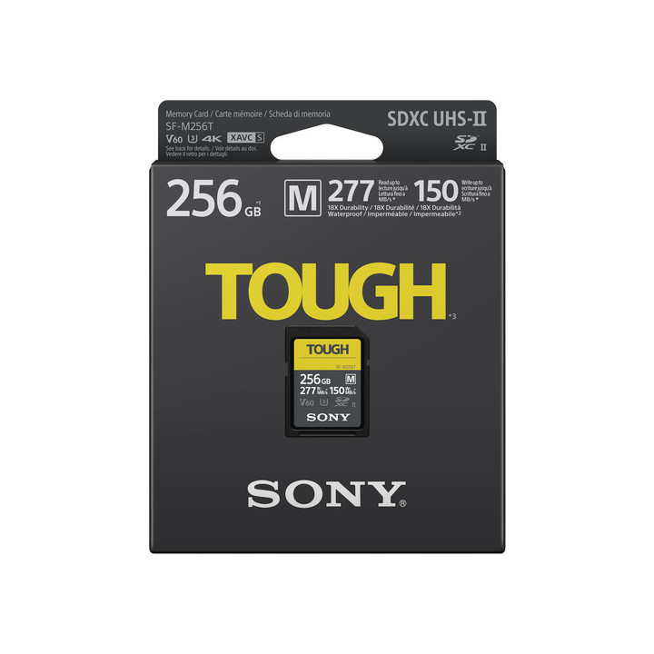 Sony SFM256T.SYM - SF-M Tough SDXC 256GB UHS-II 277MBs