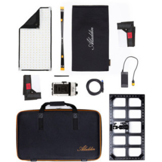 Aladdin FB-2BI-KITC-GM - BI-FABRIC 2 Kit (100W Bi-Color) with Gold-Mount and Kit Case