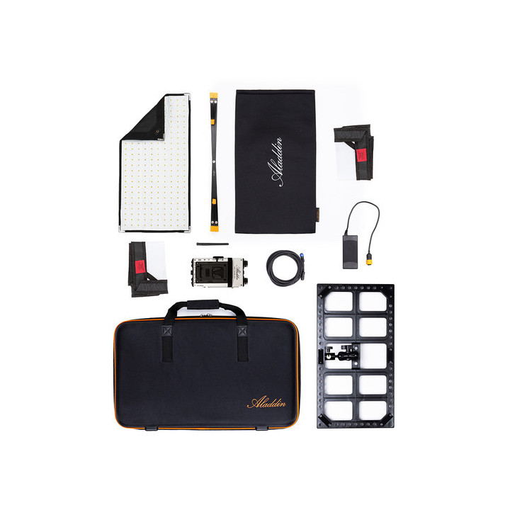 Aladdin FB-2BI-KITC-GM - BI-FABRIC 2 Kit (100W Bi-Color) with Gold-Mount and Kit Case