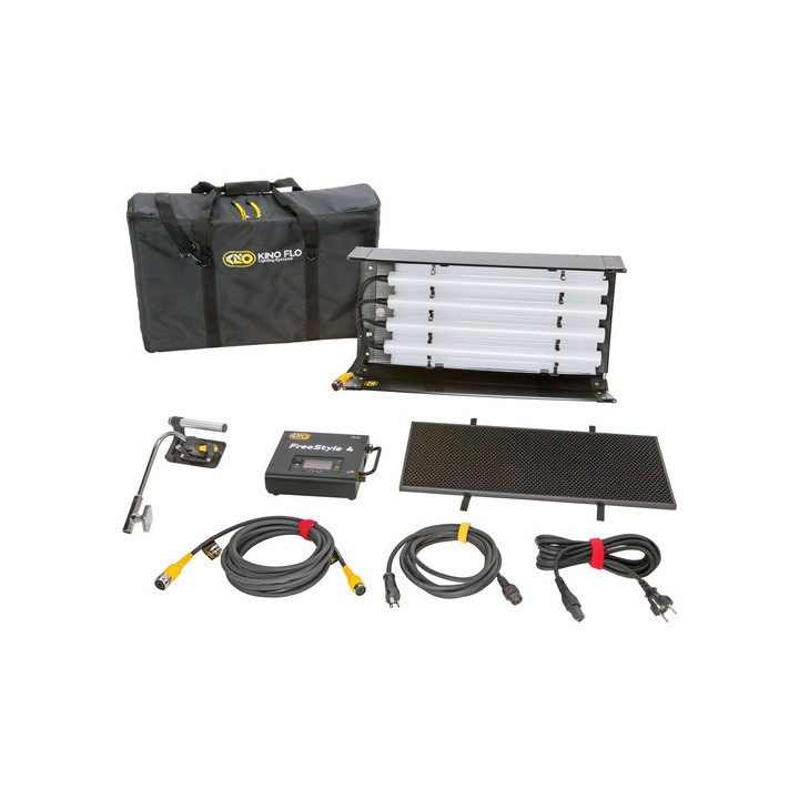 Kinoflo KIT-FT24BU - FreeStyle T24 DMX Kit w/ Soft Case, Univ