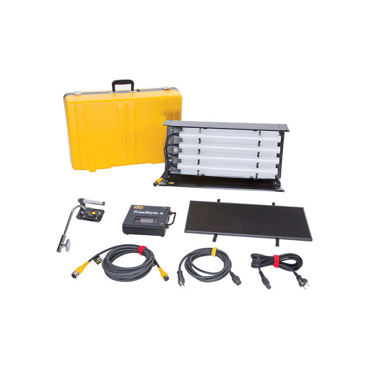 Kinoflo KIT-FT24U - FreeStyle T24 DMX Kit w/ Travel Case, Univ